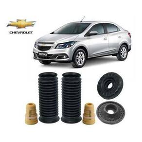 2 Kit Coxim Batente Amortecedor Dianteiro Prisma 2013 2014 2015 2016 2017
