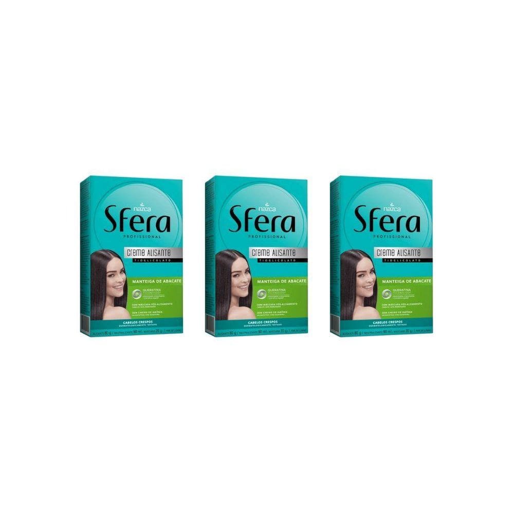 Alisante Sfera 80G Abacate - Kit C/3Un