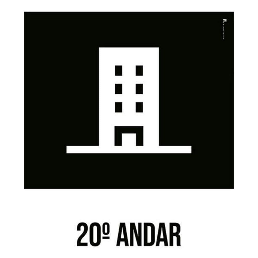 Kit 3 Placas Desenho - 20 Andar