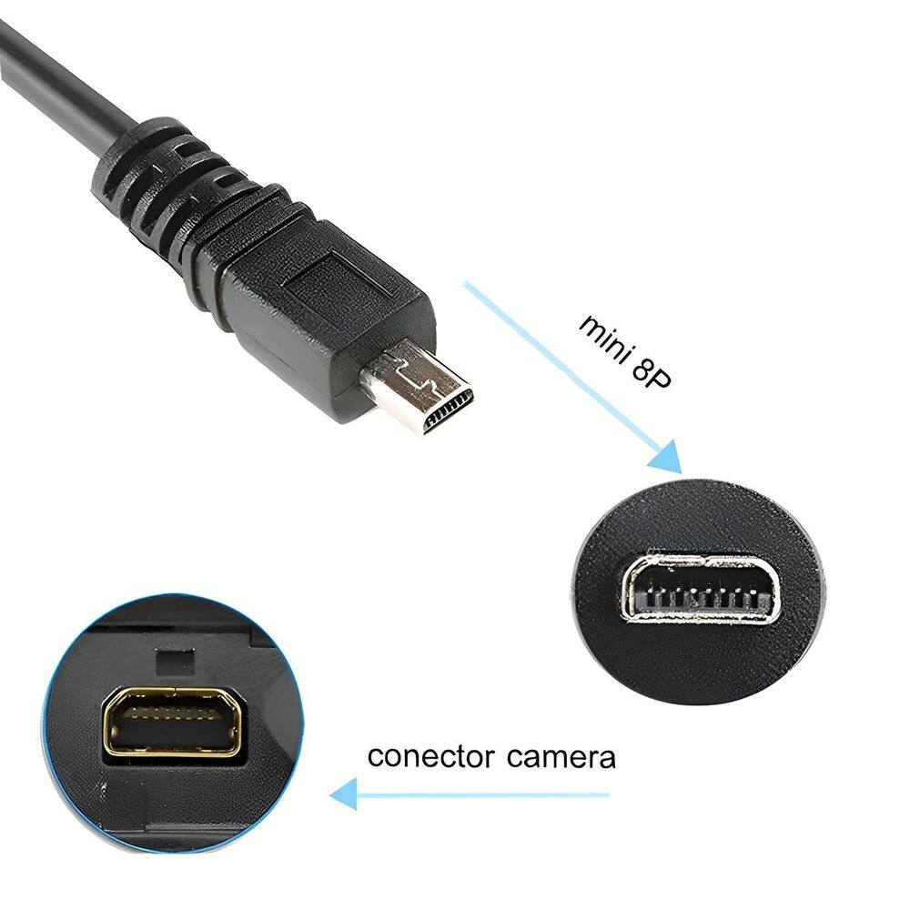Cabo Mini-Usb 8 Pin X Usb 2.0 Para Câmeras | Casas Bahia