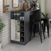 Bar Bancada com Adega 1 Porta e Espelho Multimóveis MP1090