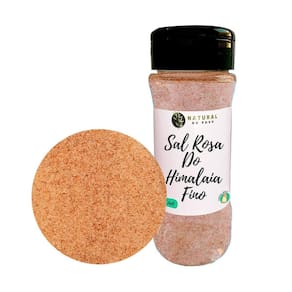 Sal Rosa Do Himalaia Fino Superior Pote Com Dosador 130G