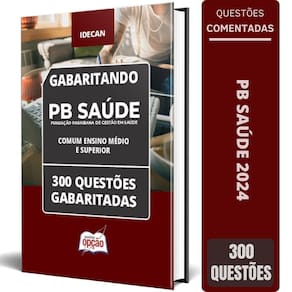 Caderno Testes Pb Saúde 2024 Comum Ensino Médio E Superior
