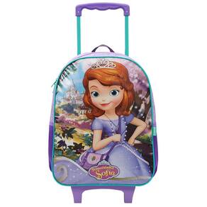 Mochila Princesinha Sofia Com Rodas Escolar Meninas Infantil