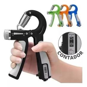 Hand Grip Ajustável Mola Musculação E Fisioterapia Cor Preto