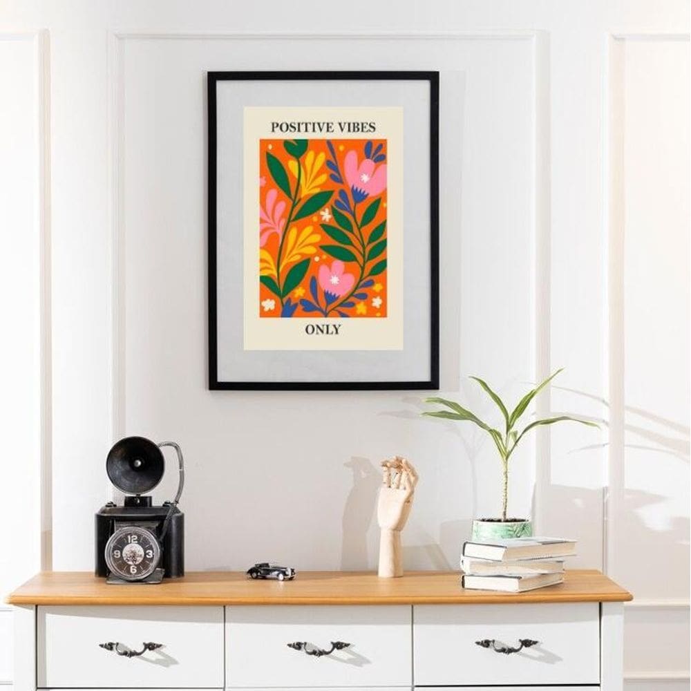 Quadro Matisse Positive Vibes - 60X48Cm