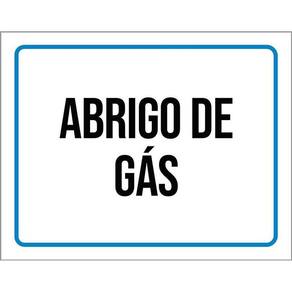 Kit 3 Placas Sinalização Ambiente Abrigo De Gás