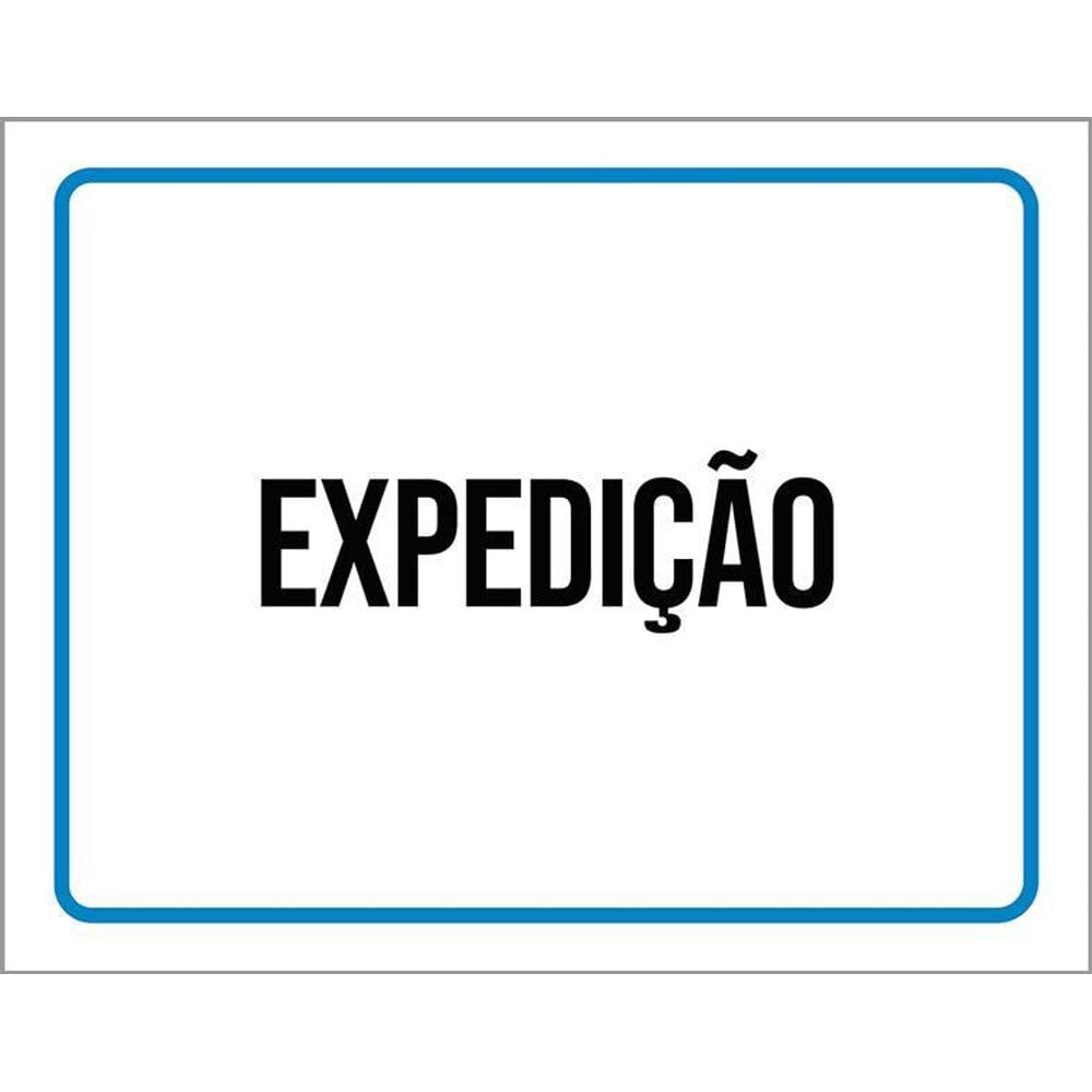 Kit 3 Placas Ambiente Sinalização Setor Expedição