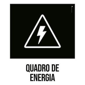 Kit 3 Placas Desenho - Quadro De Energia