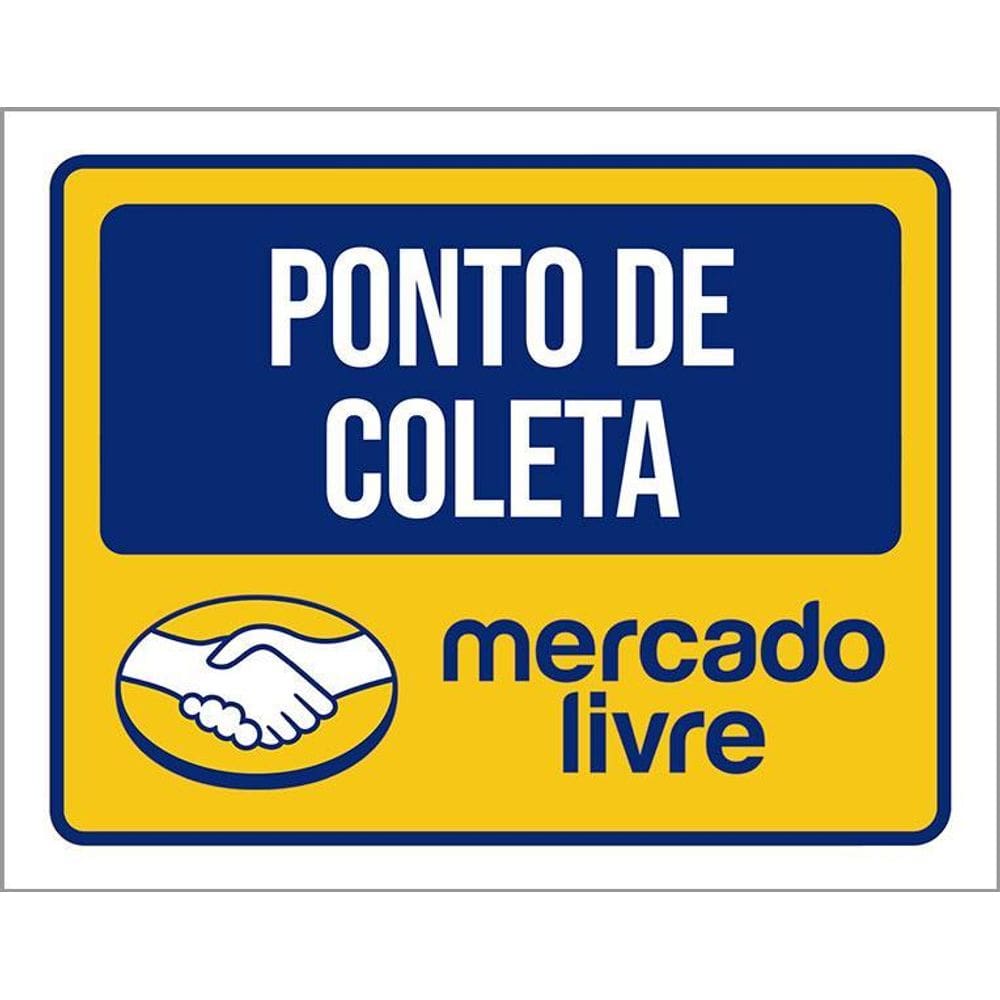 Kit 3 Placas Sinalização - Ponto De Coleta
