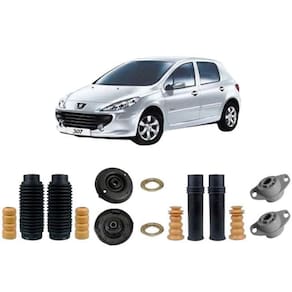 4 Kit Rolamento Dianteiro Traseiro Peugeot2002 2003 20042005