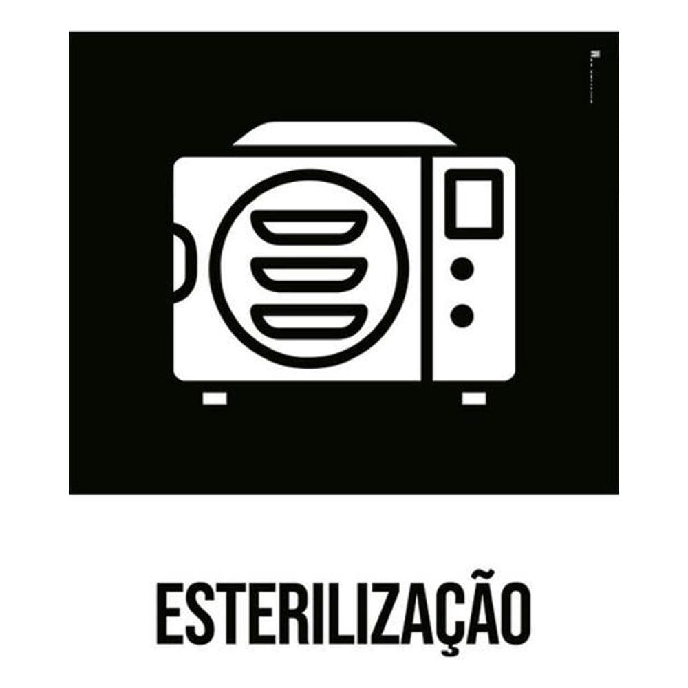 Kit 3 Placas Desenho Esterilização