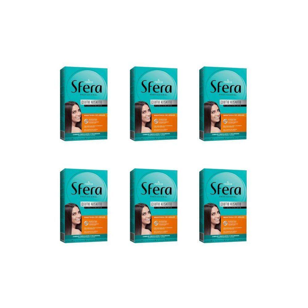 Alisante Sfera 80G Argan/Queratina - Kit C/6Un