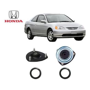 2 Coxim Rolamento Amortecedor Dianteiro Honda Civic 2003
