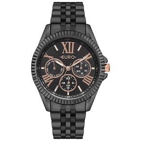 Relógio Euro Feminino Ref: Eu6P29Aix/4P Multifunção Black