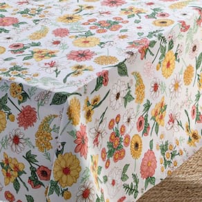 Toalha de Mesa Quadrada 4 Lugares Dohler Clean 140x140 Elane