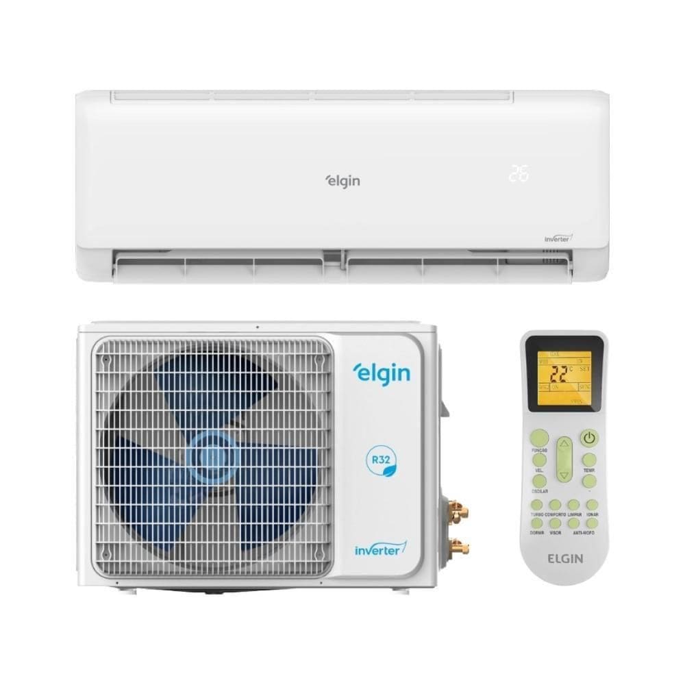 Ar Condicionado Split Hi-wall Elgin Eco Inverter Ii 9.000 Btus Frio Gás R-32 220v