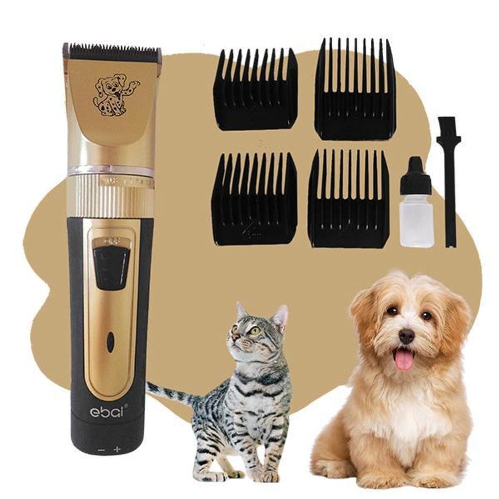 Cortador De Pelos Para Cães Com Pente Escovar Lixa Cortador
