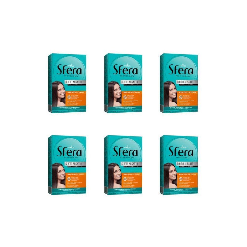 Alisante Sfera 80G Argan/Queratina - Kit C/6Un