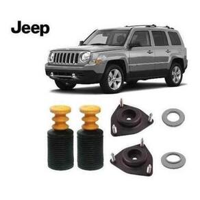Par Kit Coxim Rolamento Batente Coifa Dianteiro Jeep Patriot