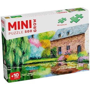 Mini Quebra-Cabeça 500 Peças Lago Na Primavera