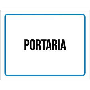 Placa Ambiente Sinalização Setor Portaria 36X46