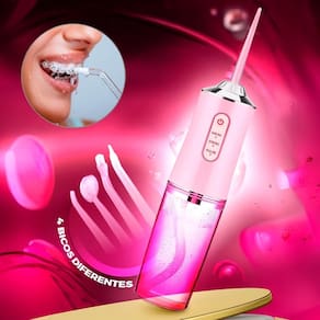 Aparelho Bucal Elétrico Jato Potente Limpeza Completa Dentes