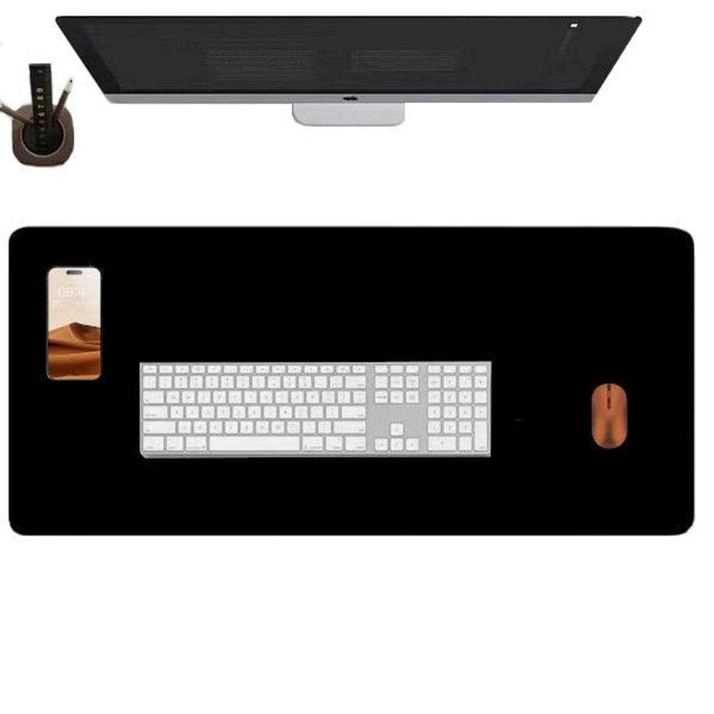 Desk Pad 160X40 Computador Notebook Em Couro + Porta Copo