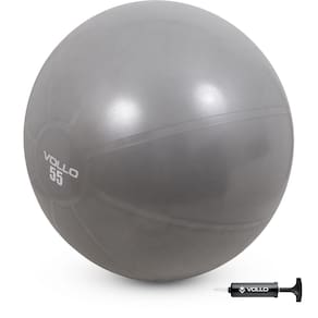 Bola Suíça de Ginástica 55cm para Exercícios Físicos Fisioterapia Vollo