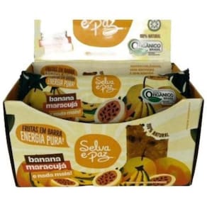 Barra Frutas Banana E Maracujá Orgânica 30G Selva E Paz 12