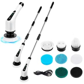 Esfregão Elétrico 360 Giratório S/Fio Limpeza Banheiro E