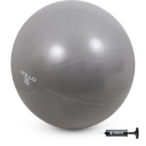 Bola Suíça de Ginástica 75cm Antiderrapante para Exercícios Físicos Pilates Yoga Fisioterapia Vollo