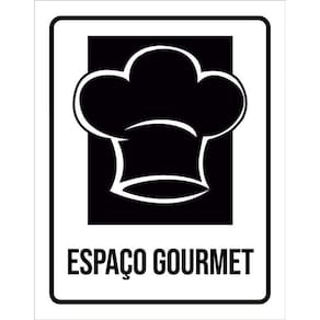 Kit 3 Placas Condomínio Ambiente Espaço Gourmet