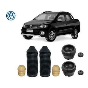 2 Kit Coxim Rolamento Batente Dianteiro Saveiro Cross 2009 2010 2011
