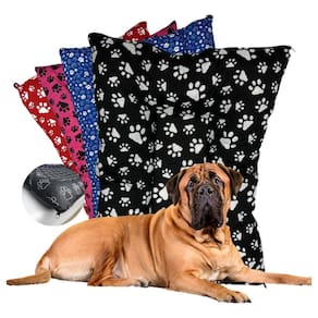Colchonete Grande Cachorro Gato Pet 118X84 Cor Vermelha