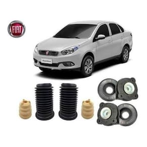 2 Kit Coxim Batente Dianteiro Grand Siena 2013 2014 2015 2016 2017 2018