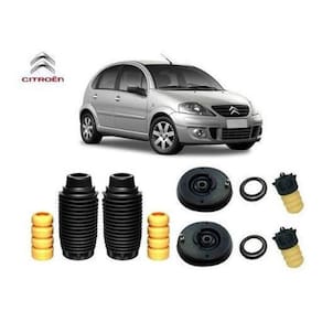 4 Kit Coxim Batente Rolamento Dianteiro Traseiro Citroen C3 2008 2009 2010