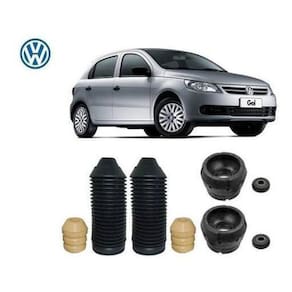 2 Kit Coxim Rolamento Batente Amortecedor Dianteiro Gol G5 2010 2011 2012 2013