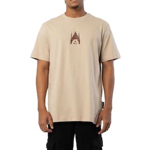 Camiseta MCD Hibisco SM25 Masculina Areia Catedral