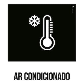 Kit 3 Placas Desenho - Ar Condicionado