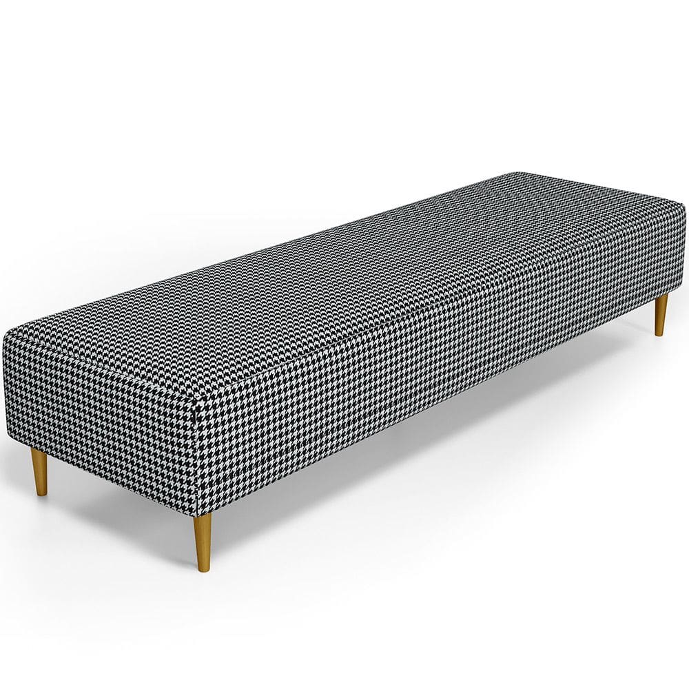 Puff Decorativo Sala de Estar Bali W01 Pés Palito 170x60cm Pied Poule - Lyam Decor