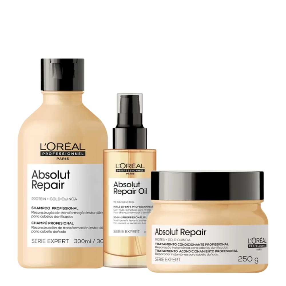 Kit L`Oréal Professionnel Absolut Repair Completo 3 Itens