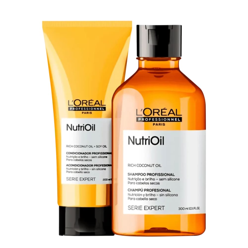 Kit L`Oréal Professionnel Serie Expert NutriOil Cabelos Ressecados (2 Produtos)