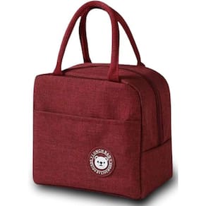 Bolsa Térmica Portátil Com Isolamento Térmico Vermelho