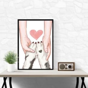 Quadro Clinica Veterinária 24X18Cm - Com Vidro