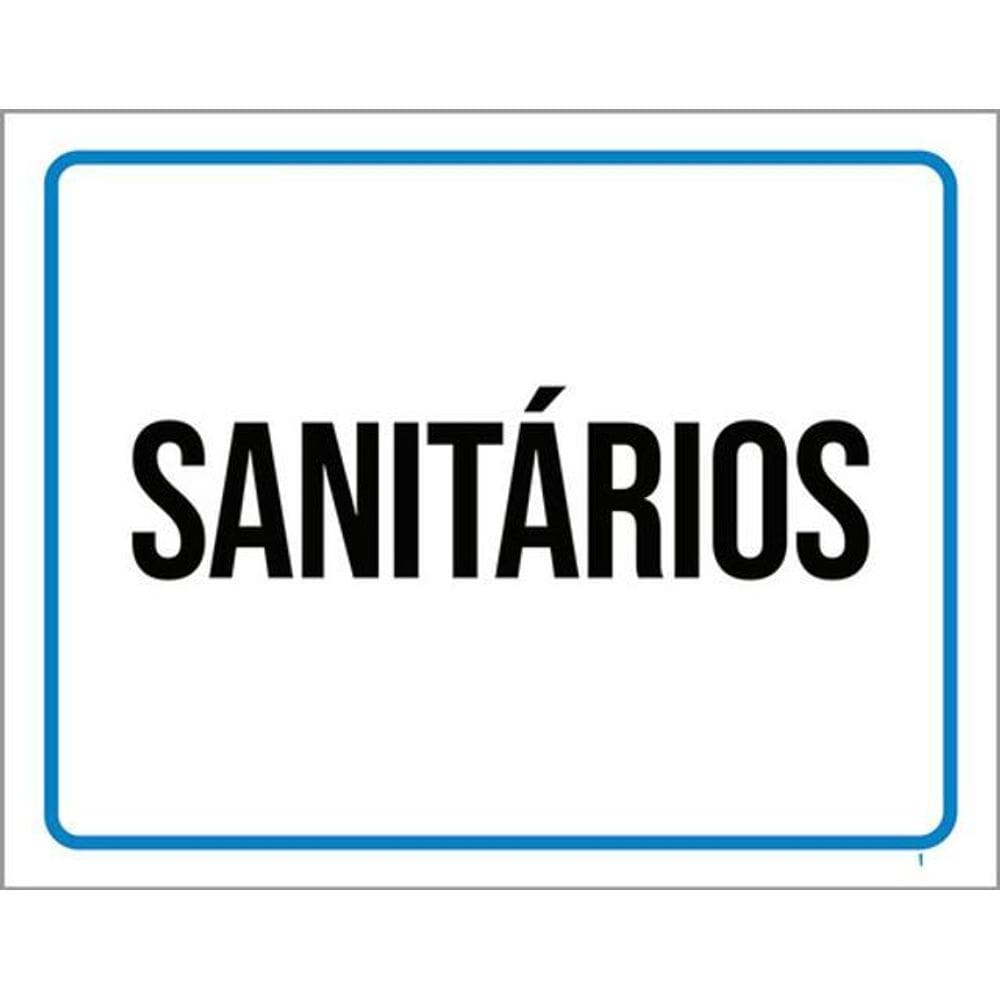 Kit 3 Placas Sanitários Setor