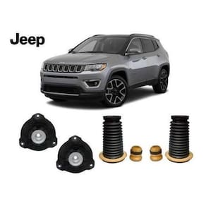2 Kit Coxim Batente Amortecedor Dianteiro Jeep Compass 2016 2017 2018 2019 2020
