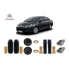 4 Kit Coxim Rolamento Batente Dianteiro Traseiro C4 Pallas 2007 2008 2009 2010