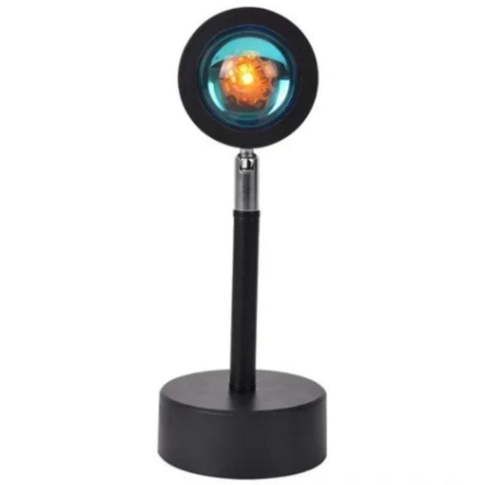 Luminária Por Do Sol Luz Noturna Projetor Led Sunset