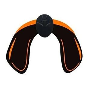 Estimulador Glúteos EMS + Almofada Quadril - Preto/Laranja